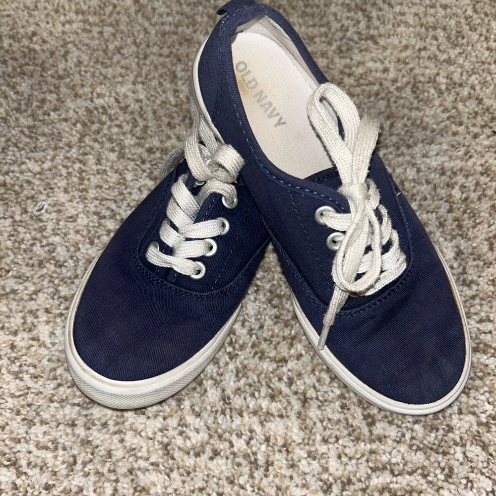 Old Navy Navy Blue Canvas Sneakers